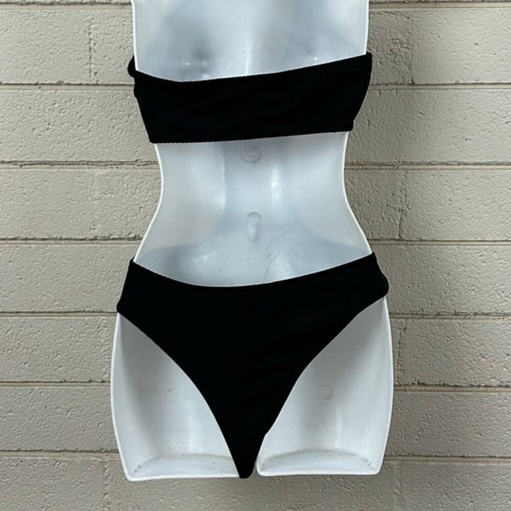 Edikted Black Cut Out Bodysuit size S - Picture 4 of 8